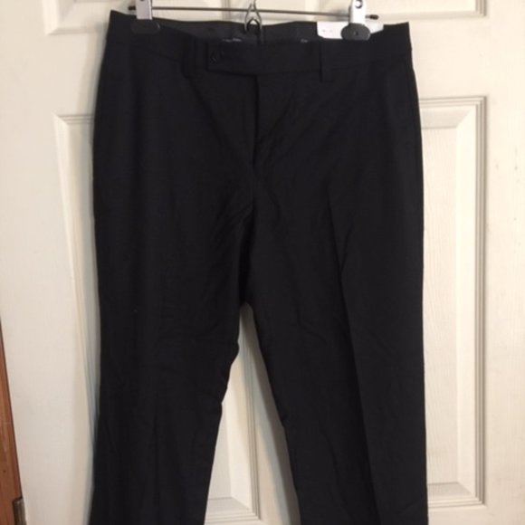 Calvin Klein Men's Dress Pants Stretch Black Size 30/30 New with Tags - Picture 1 of 4